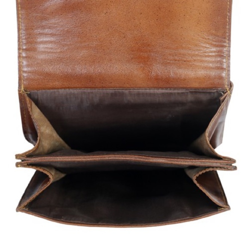 Leather messenger travel bag - Picture 6 of 6